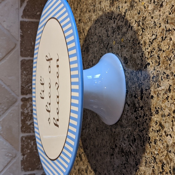 2018 Draper James Reese Witherspoon Brunch Lil Slice Of Heaven Cake Plate Stand - Picture 2 of 5